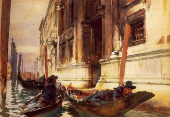John Singer Sargent : Gondoliers's Siesta